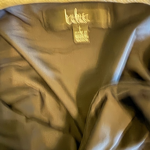 Lulus Black NWOT two piece scrunched skirt set Sz L - Picture 8 of 13